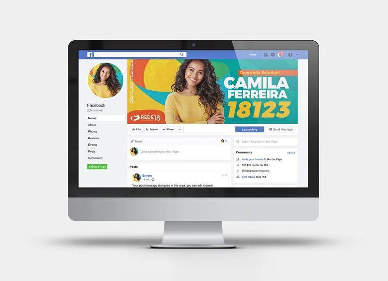 Campanha deputados estaduais e federais REDE Paraná - 2022