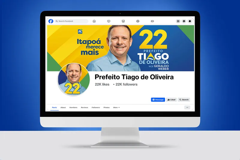Tiago de Oliveira- candidatura a prefeito de Itapoá/SC 2024